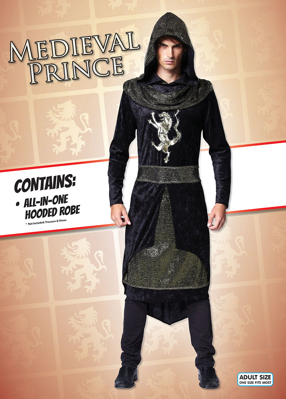 Medieval Prince (Hooded Robe)